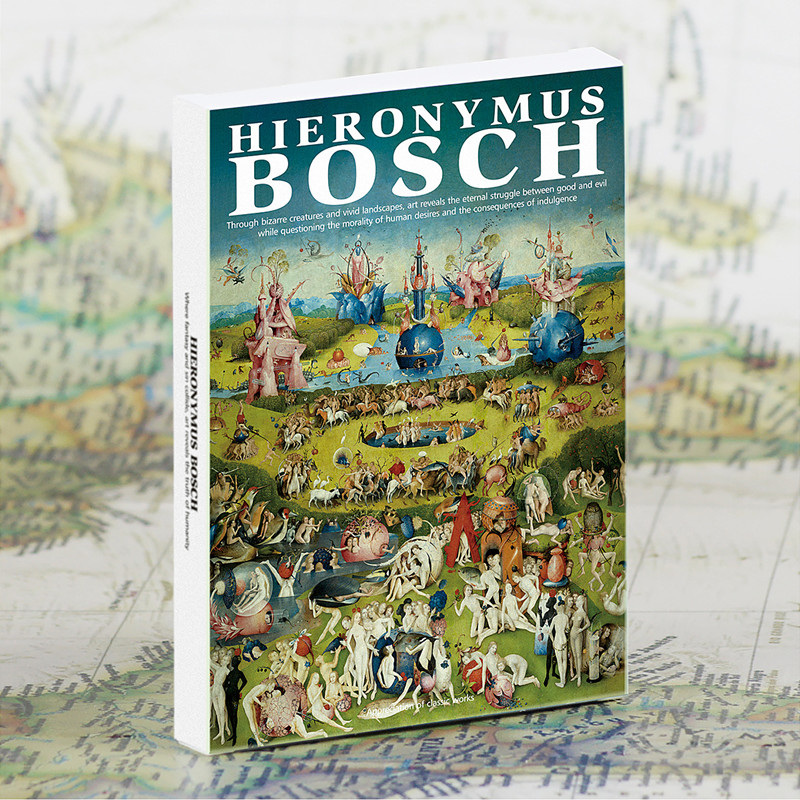 Collectible Vintage Greeting Cards - 30 vellen Hieronymus Bosch olieverfschilderij ansichtkaarten,