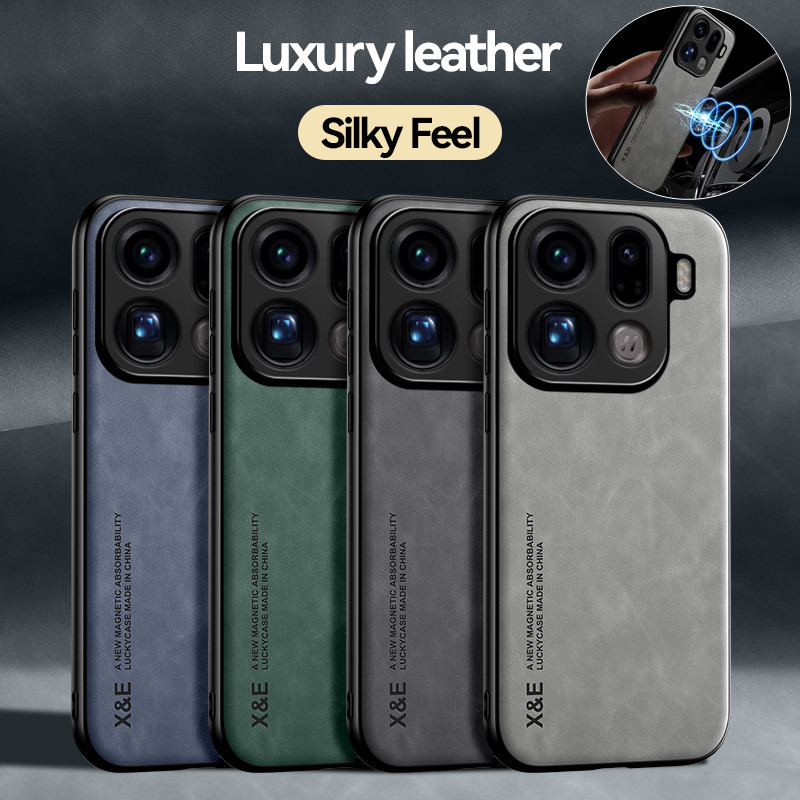 Camera Leather Case - Voor OPPO Vinden X9 Pro X9