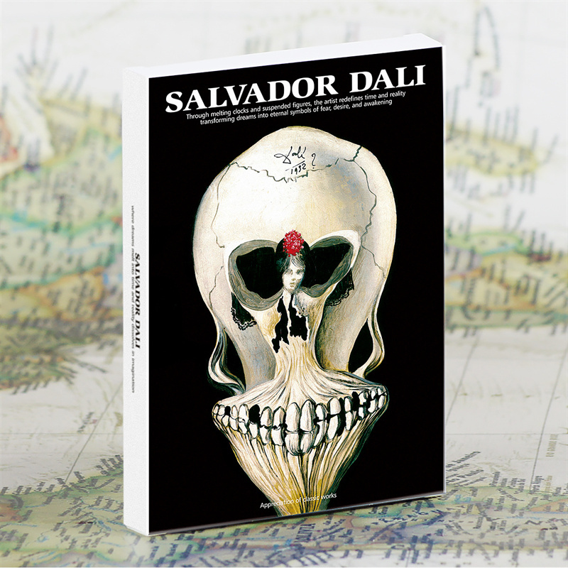 Collectible Vintage Greeting Cards - 30 vellen Salvador Dalí olieverfschilderij ansichtkaarten,