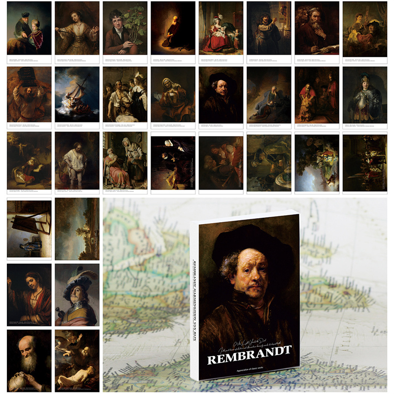 30 stuks Rembrandt Vintage oli - Collectible Vintage Greeting Cards recensie en prijs