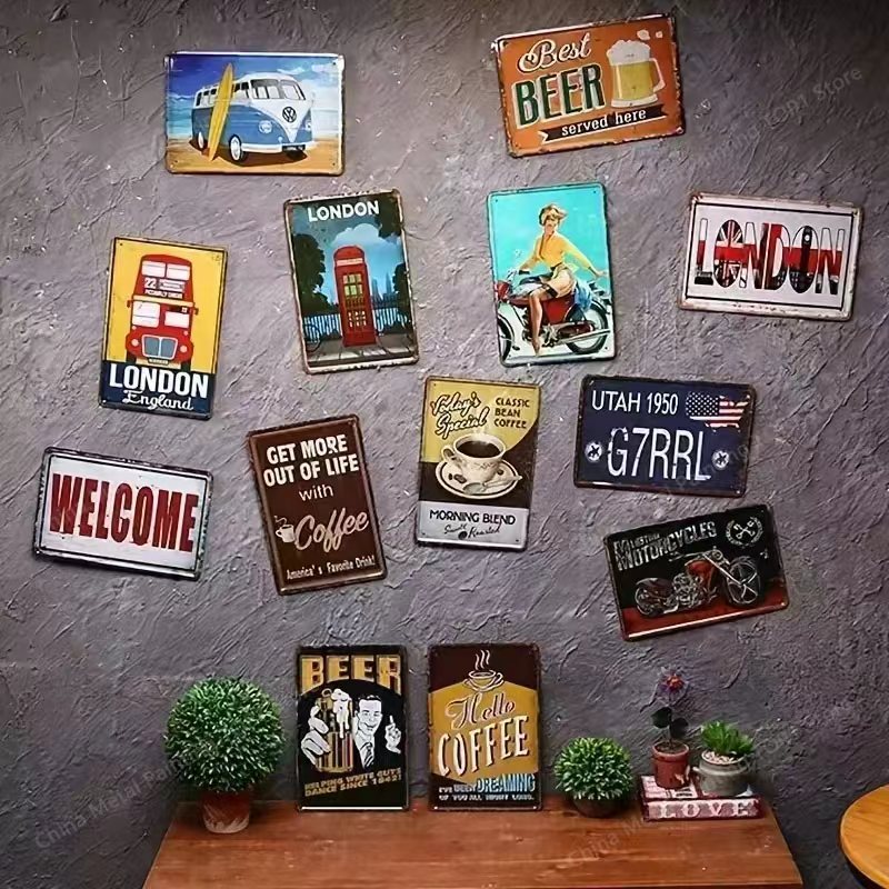 Vintage Garage Werkplaats Meta - Vintage Collectible Signs recensie en prijs