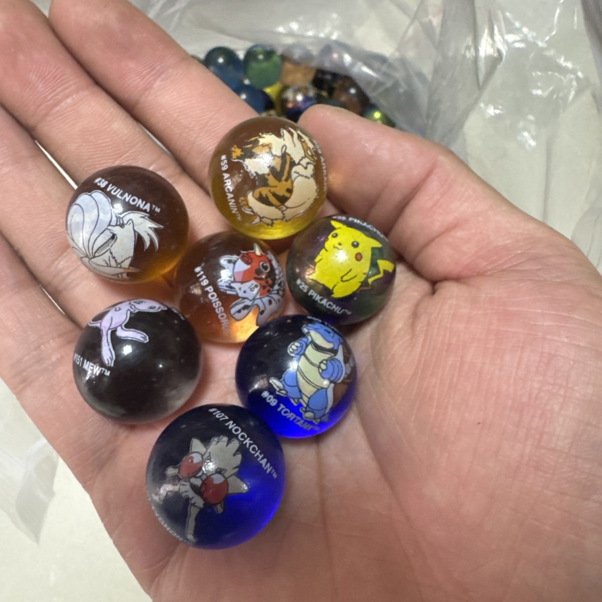 Officiële Pokémon bulk merchan - Vintage Collectible Marbles recensie en prijs
