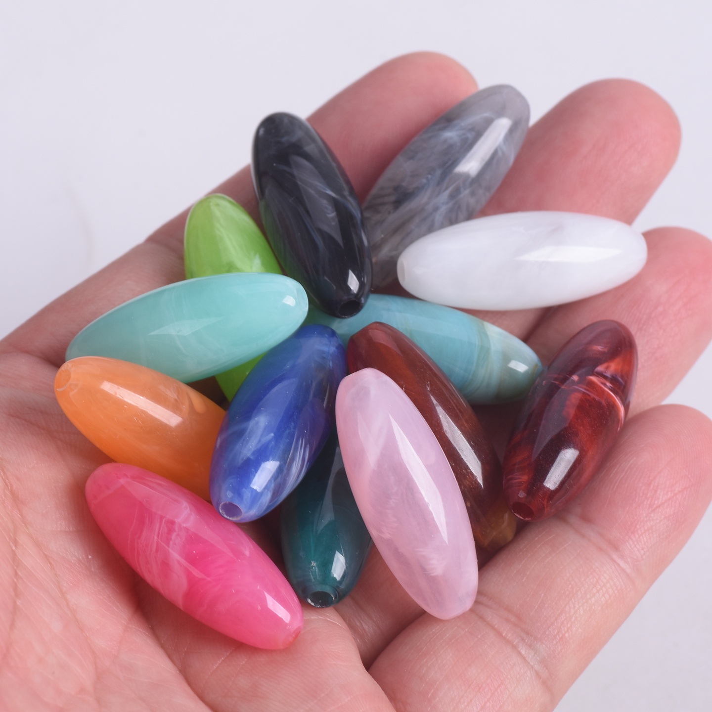 10 stks Rugby Ovale Vorm 31x12 - Vintage Collectible Marbles recensie en prijs