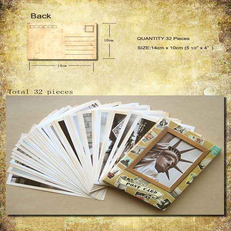 DIY Retro 32 stks/zak Vintage  - Collectible Vintage Greeting Cards recensie en prijs