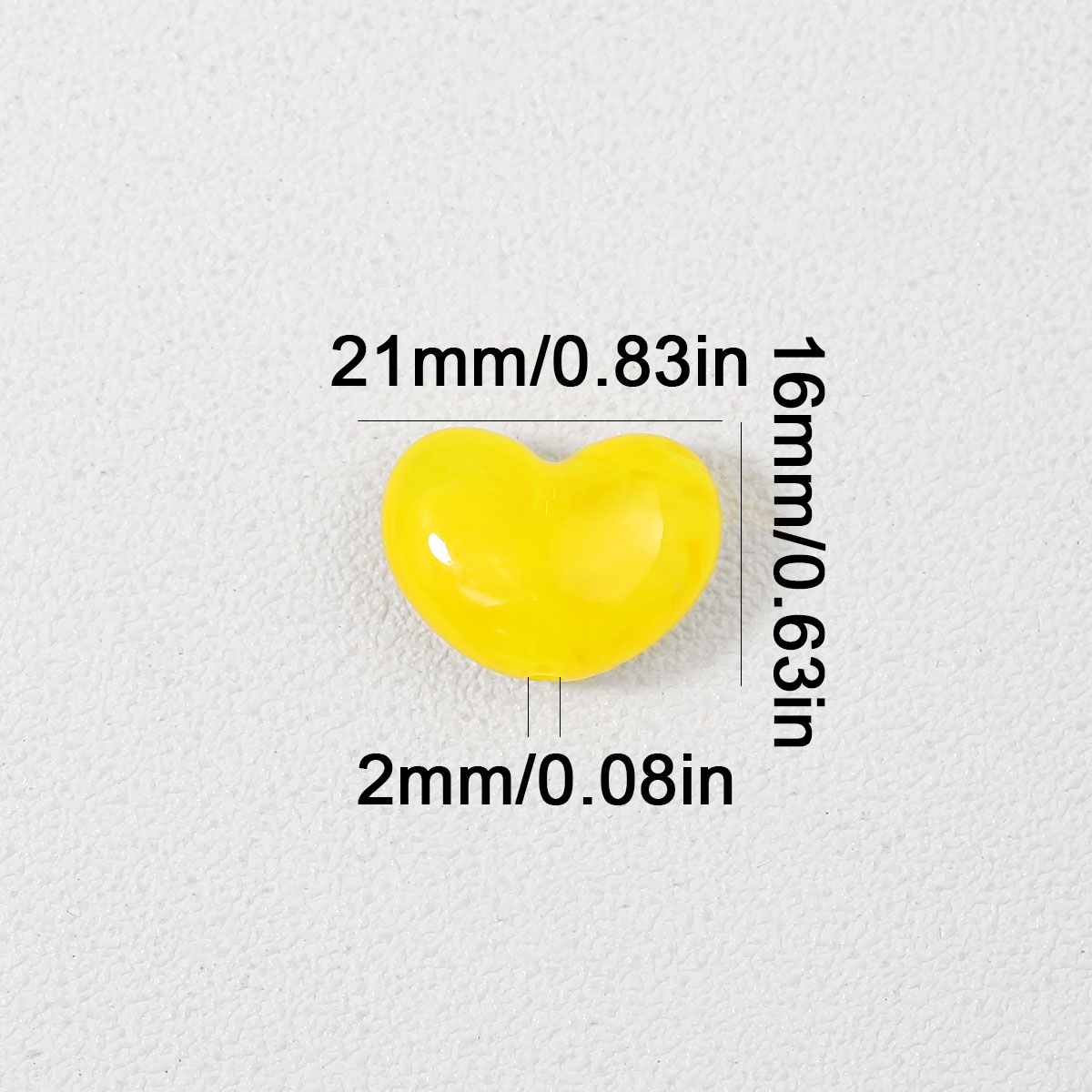 16x21mm Geel Gemarmerde Acryl  - Vintage Collectible Marbles recensie en prijs
