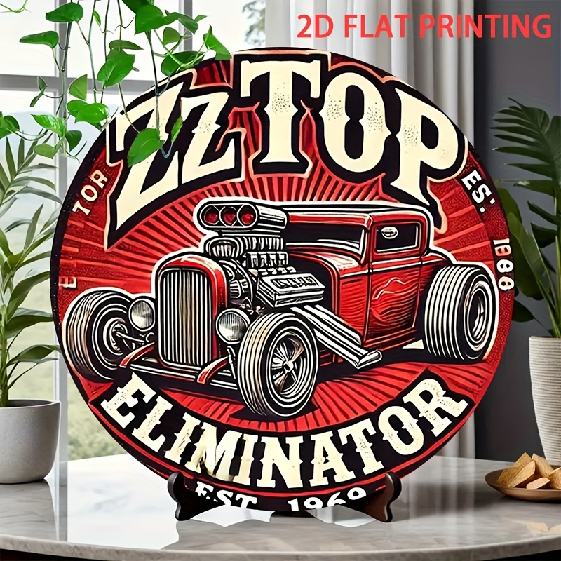 2D plat, 1pc ZZ Top Eliminator - Vintage Collectible Signs recensie en prijs