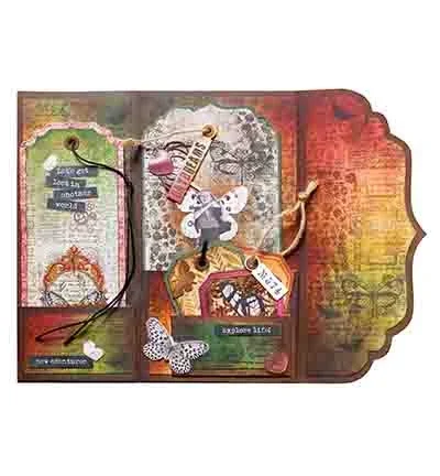 Vintage vlinder Grunge collect - Collectible Vintage Greeting Cards recensie en prijs