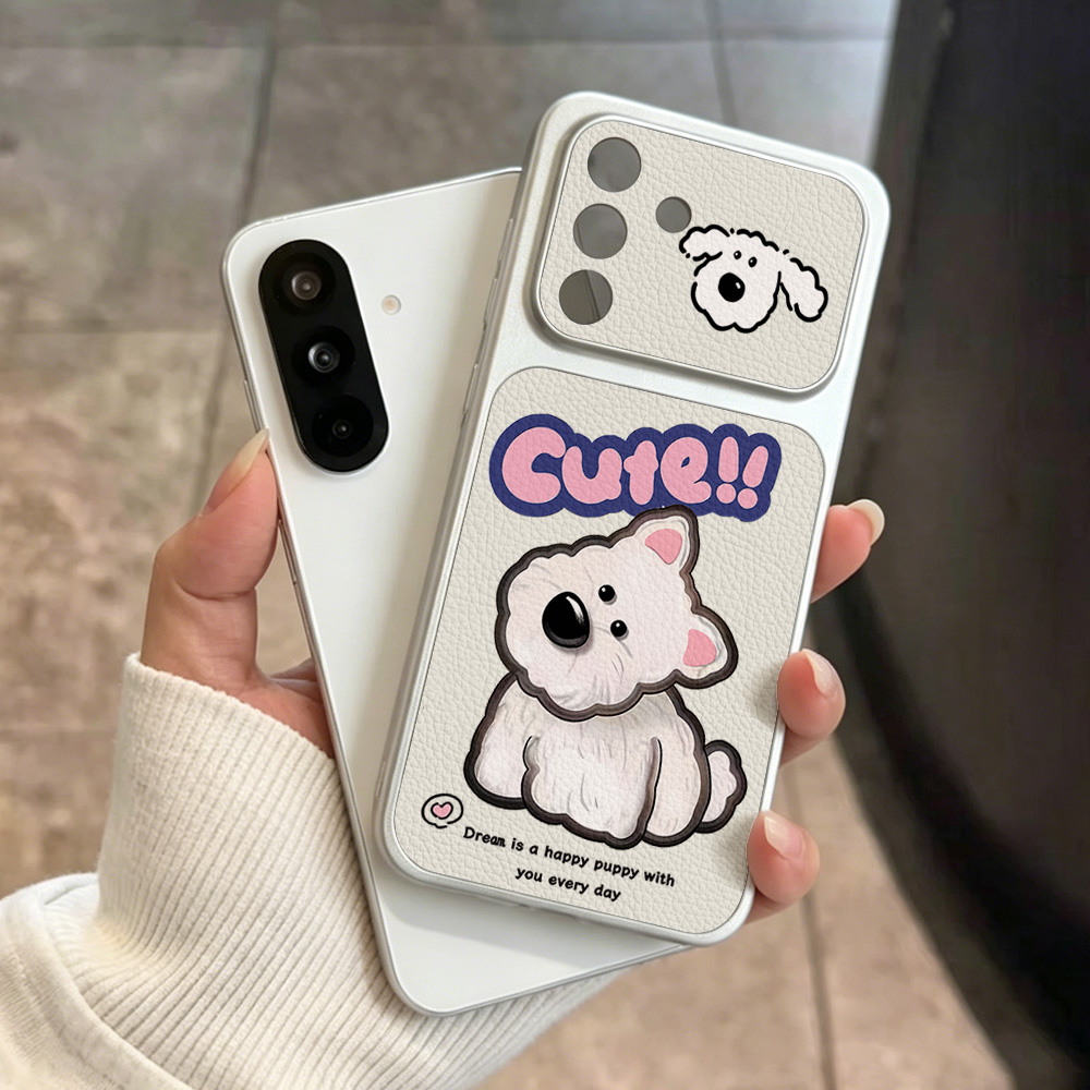 Schattig Cartoon Honden Lanyar - Camera Leather Case recensie en prijs