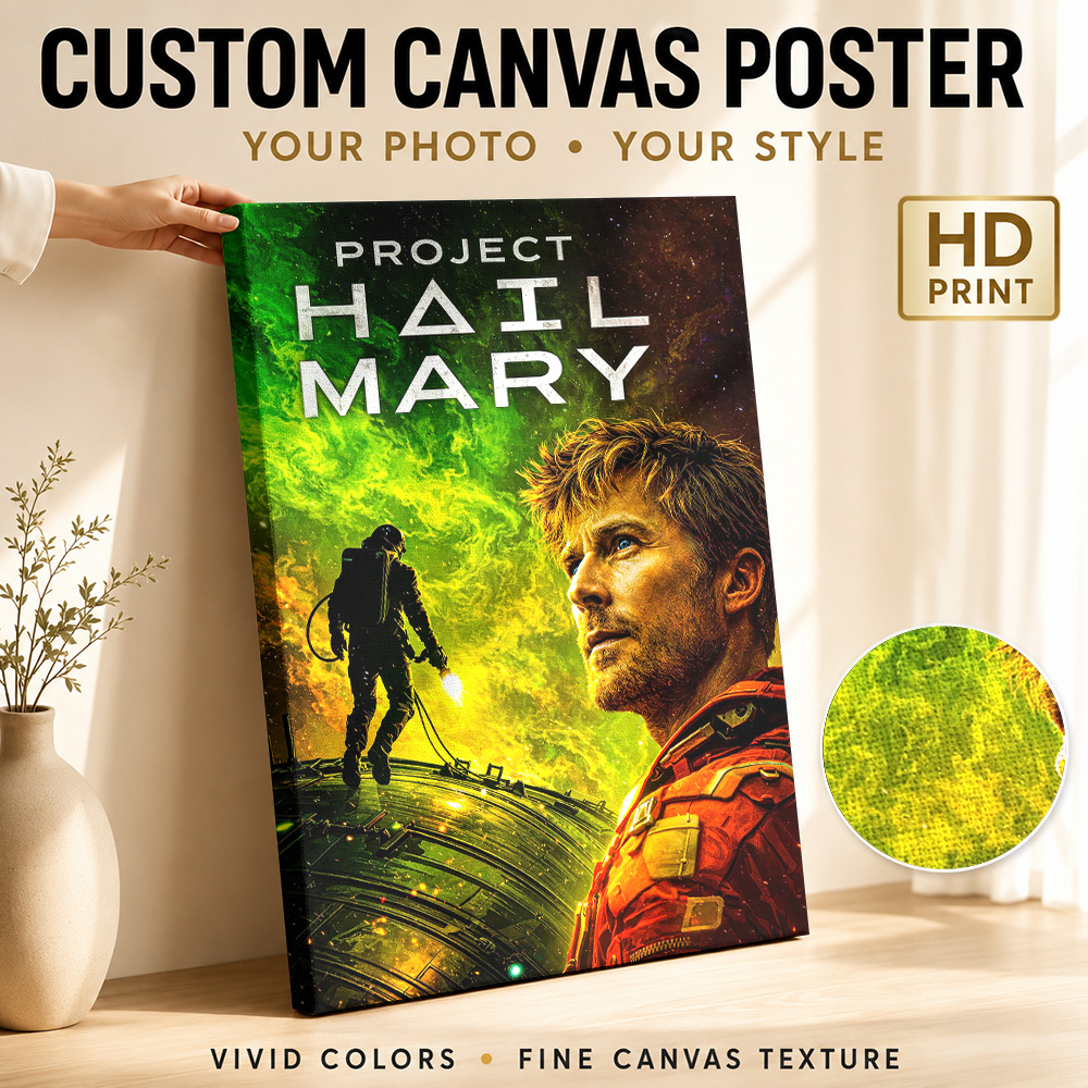 Project Hail Mary Film Canvas  - Collectible Vintage Photos recensie en prijs
