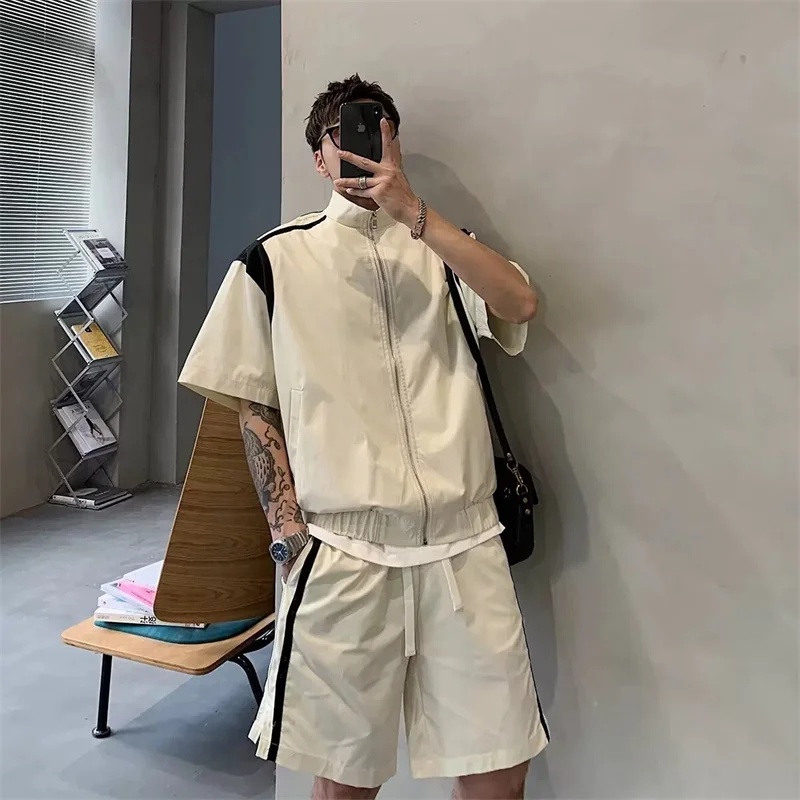 Heren Color-Block Trainingspak - Vintage Zipper recensie en prijs